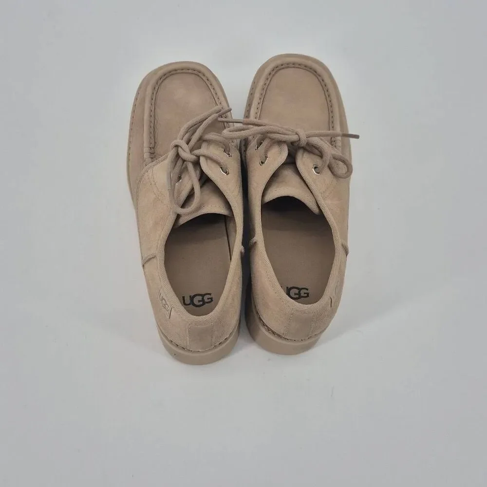 Ugg CityFunc Platform Shoes Suede Women's Lace-Up Size 8